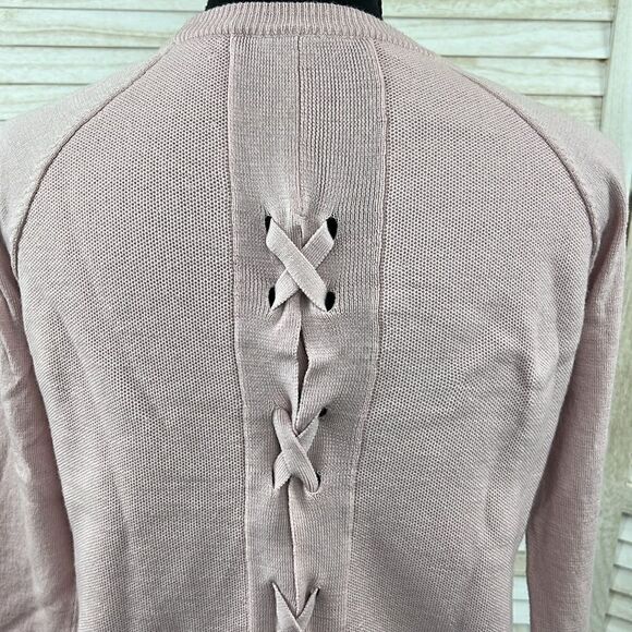 Lululemon Pink Tied To You Merino Wool Sweater 6 - Picture 7 of 11